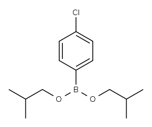 Benzeneboronic acid, p-chloro-, diisobutyl ester (6CI)