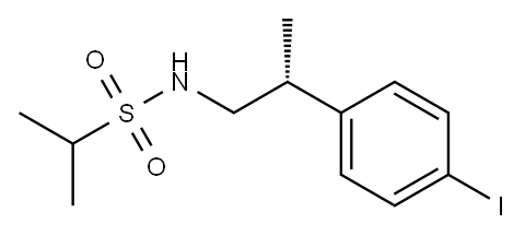 2-Propanesulfonamide, N-[(2R)-2-(4-iodophenyl)propyl]-