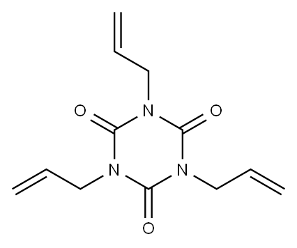 1,3,5-Tri-2-propenyl-1,3,5-triazine-2,4,6(1H,3H,5H)-trione Structure