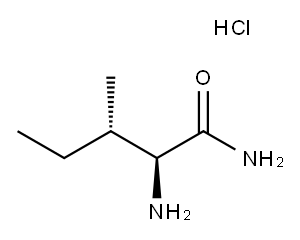 H-ILE-NH2 HCL Structure