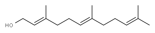 (E,E)-Farnesol Structure