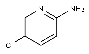 2-アミノ-5-クロロピリジン 化学構造式