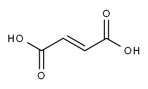 Fumaric acid Struktur