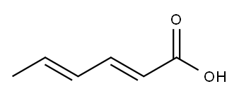Sorbic acid Structure