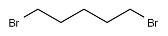 1,5-Dibromopentane Structure
