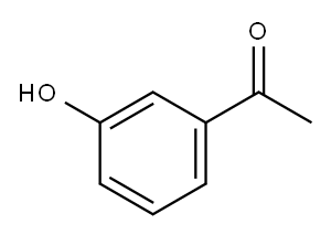 3'-ヒドロキシアセトフェノン 化学構造式