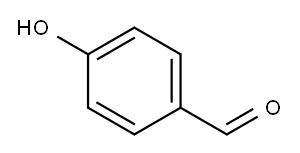 4-ヒドロキシベンズアルデヒド 化学構造式