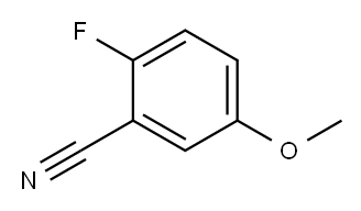 2-FLUORO-5-METHOXYBENZONITRILE Structure