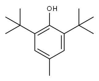 ブチルヒドロキシトルエン 化学構造式
