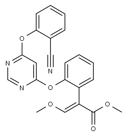 Azoxystrobin Structure