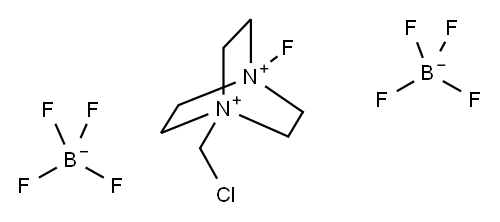 1-ChloroMethyl-4-fluoro-1,4-diazoniabicyclo[2.2.2]octane bis(tetrafluoroborate) Structure