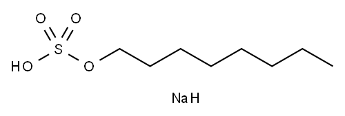 Sodium octyl sulfate Structure