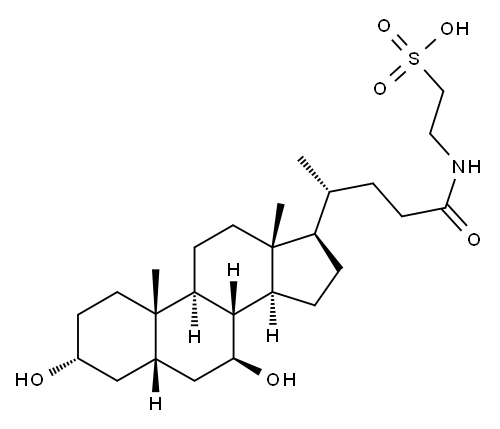 Tauroursodeoxycholic acid Structure