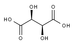 D-酒石酸, 147-71-7, 结构式