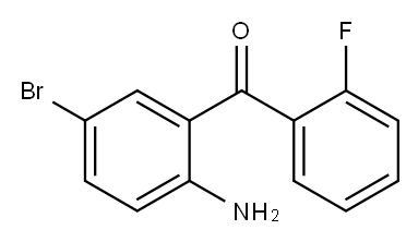 2-Amino-2'-fluoro-5-bromobenzophenone Structure