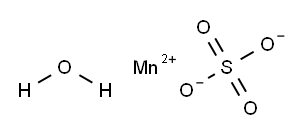 Manganese sulfate hydrate Structure