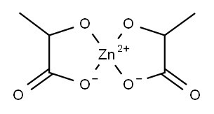 Zinc lactate Structure
