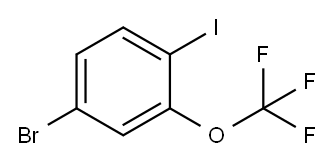 4-BROMO-2-(TRIFLUOROMETHOXY)IODOBENZENE Structure