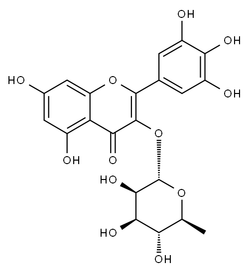 3-(α-L-ラムノピラノシルオキシ)-3',4',5,5',7-ペンタヒドロキシフラボン