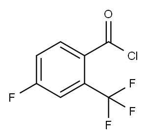 4-FLUORO-2-(TRIFLUOROMETHYL)BENZOYL CHLORIDE Structure