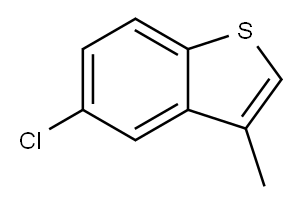 5-CHLORO-3-METHYLBENZO[B]THIOPHENE Structure