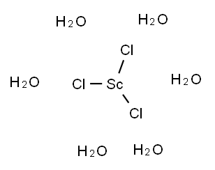 Scandium(III) chloride hexahydrate Structure