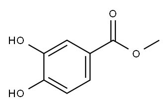 Methyl 3,4-dihydroxybenzoate Structure