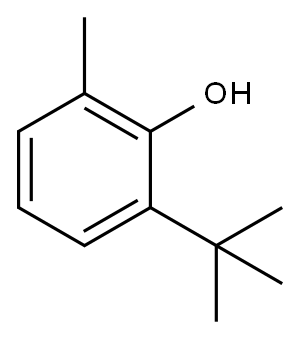 2-tert-Butyl-6-methylphenol Structure
