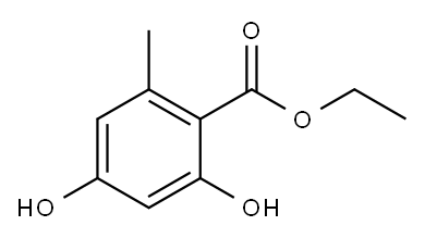 Ethyl 2,4-dihydroxy-6-methylbenzoate Structure
