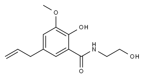 5-アリル-N-(2-ヒドロキシエチル)-3-メトキシサリチルアミド