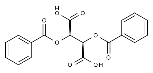 Dibenzoyl-L-tartaric acid Structure