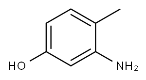 3-Amino-4-methylphenol Structure