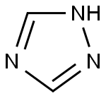 1,2,4-トリアゾール 化学構造式