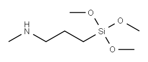N-Methylaminopropyltrimethoxysilane Structure