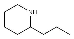 2-Propylpiperidine Structure