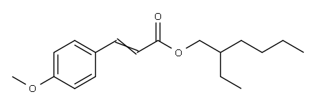 Octyl 4-methoxycinnamate Structure