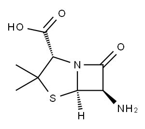 6-Aminopenicillanic acid Structure
