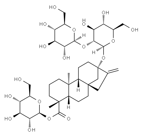 甜菊糖苷, 57817-89-7, 结构式