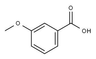 3-Methoxybenzoic acid Structure