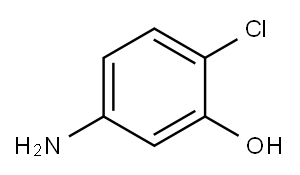 2-Chloro-5-aminophenol Structure