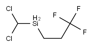 (3,3,3-Trifluoropropyl)dichloromethylsilane Structure