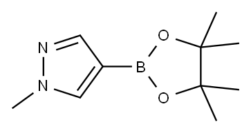 1-Methyl-4-pyrazole boronic acid pinacol ester Structure