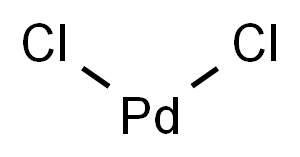 塩化パラジウム(II) 化学構造式