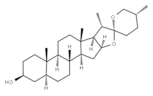 (25R)-3β-ヒドロキシ-5α-スピロスタン