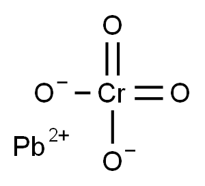 Lead chromate Structure