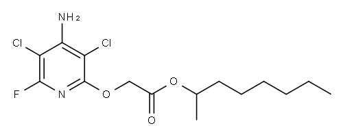 1-Methylheptyl-[(4-amino-3,5-dichlor-6-fluorpyridin-2-yl)oxy]acetat