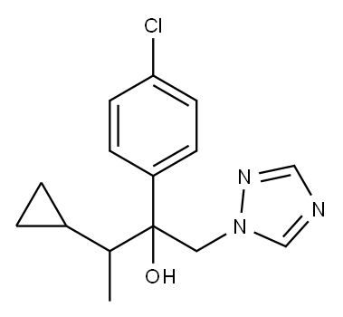 Cyproconazole Structure