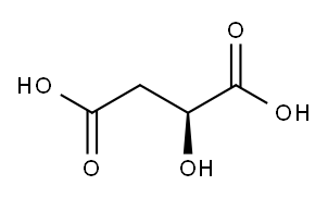 L-Malic acid Structure