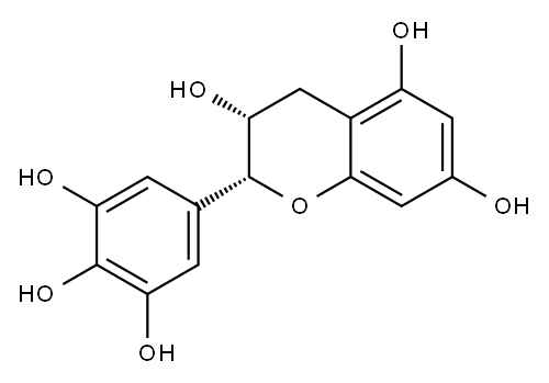 (-)-Epigallocatechin Structure