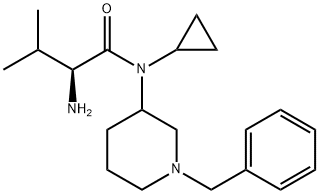 (S)-2-AMino-N-(1-benzyl-piperidin-3-yl)-N-cyclopropyl-3-Methyl-butyraMide Structure